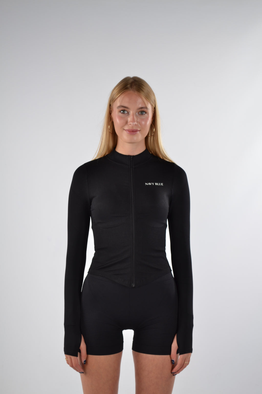 Sculpt Zip Vest Black