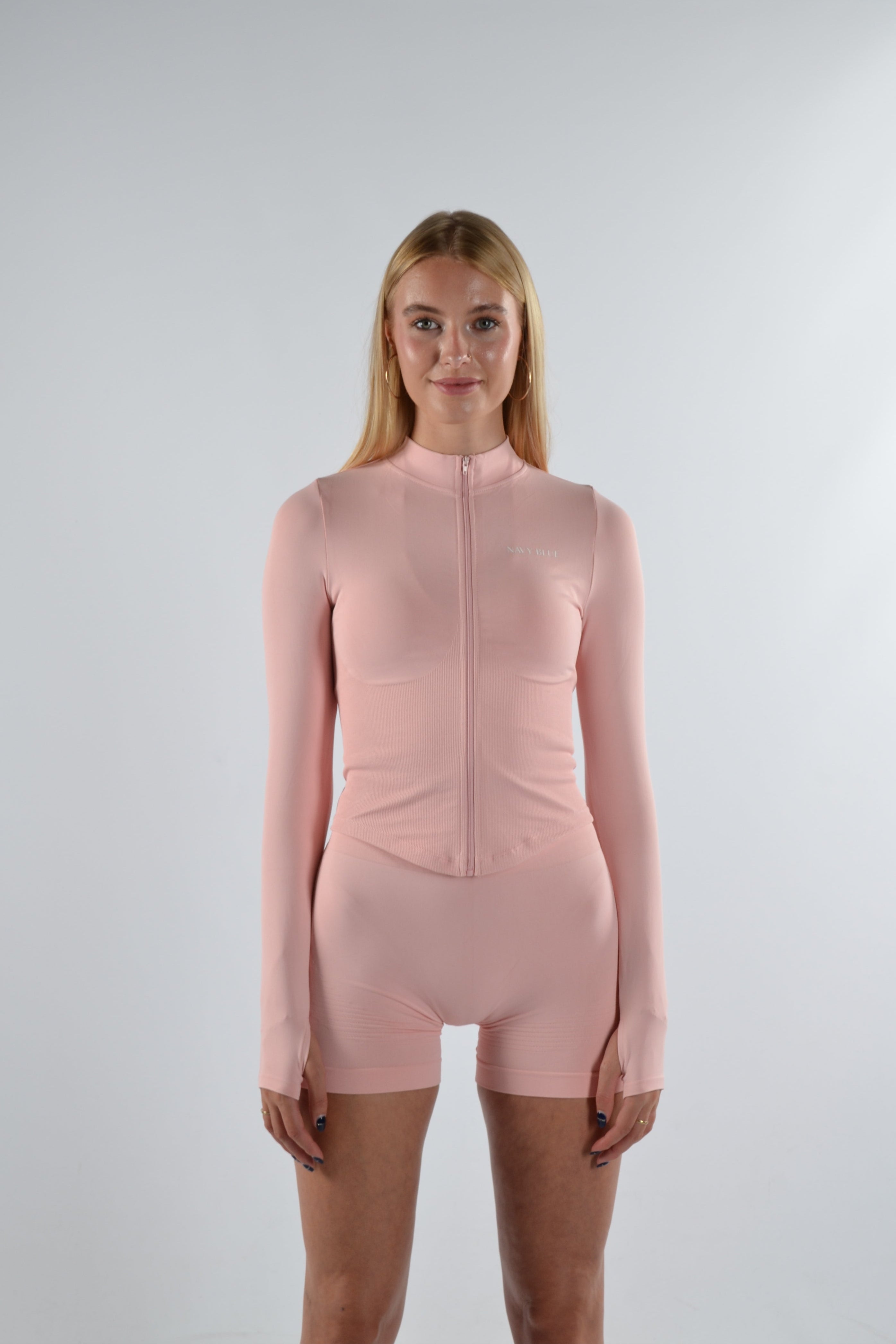 Sculpt Zip Vest Roze