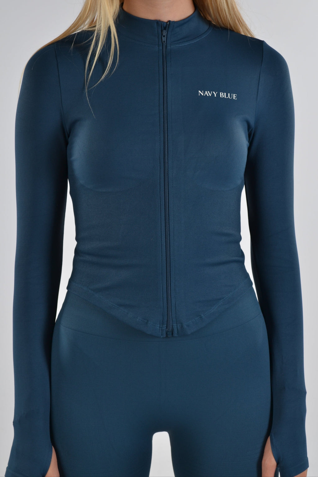 Sculpt Zip Vest Navyblue