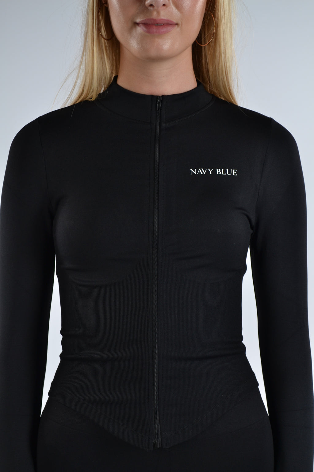 Sculpt Zip Vest Black