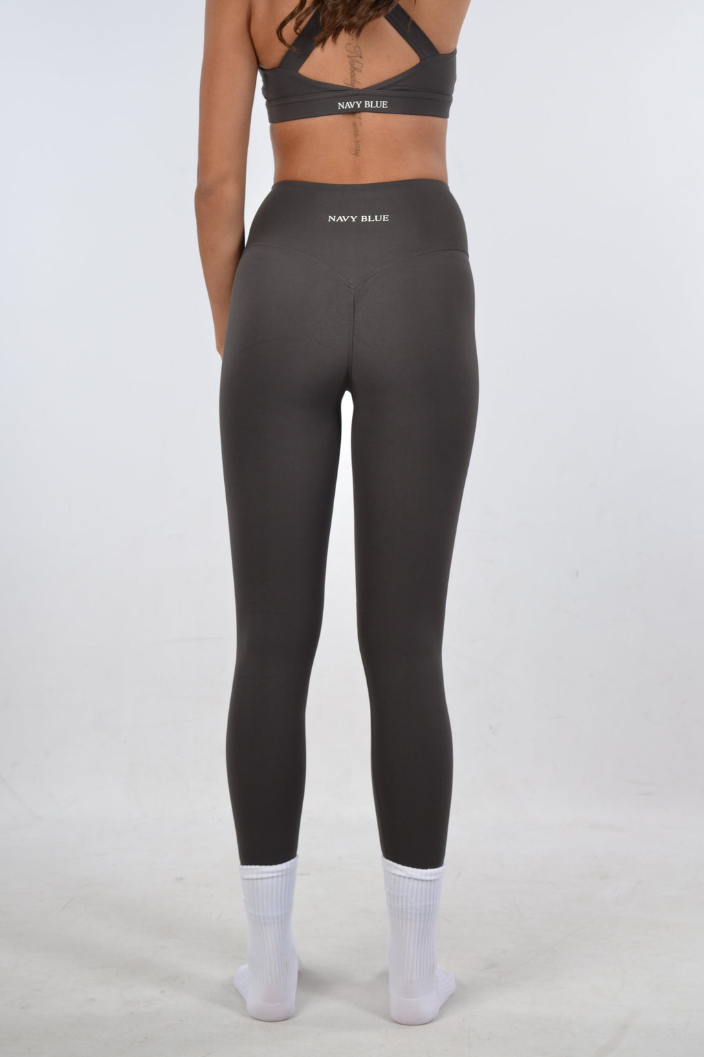 Ava Scrunch Seam Legging - Smokey Grey