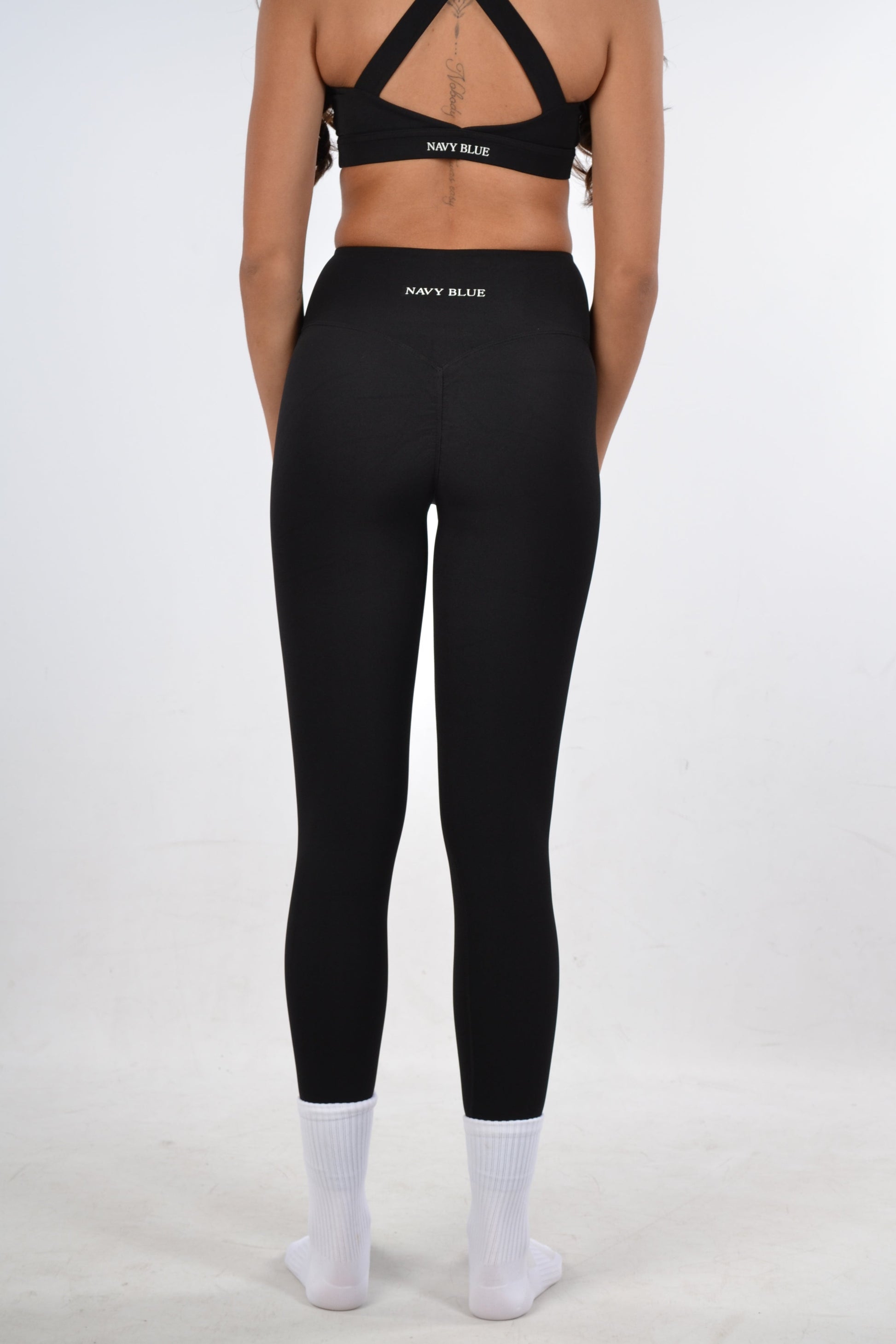 Ava Scrunch Seam Legging - Black